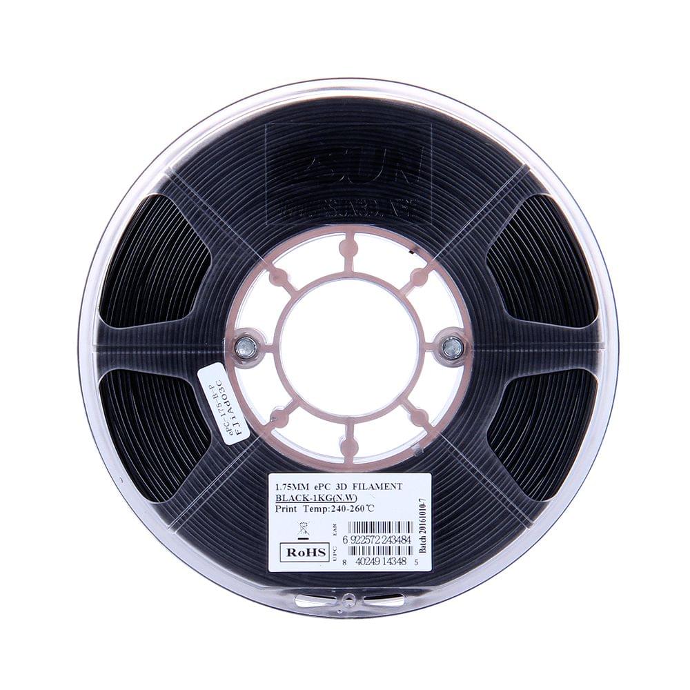 eSUN ePC 1.75mm Filament 1kg(2.2lb) Spool Consumables Black