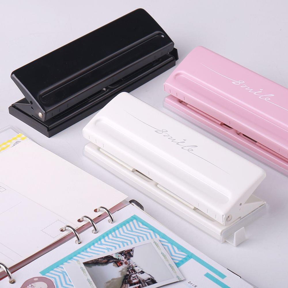 Adjustable 6-Hole Desktop Punch Puncher for A4 A5 A6 B7