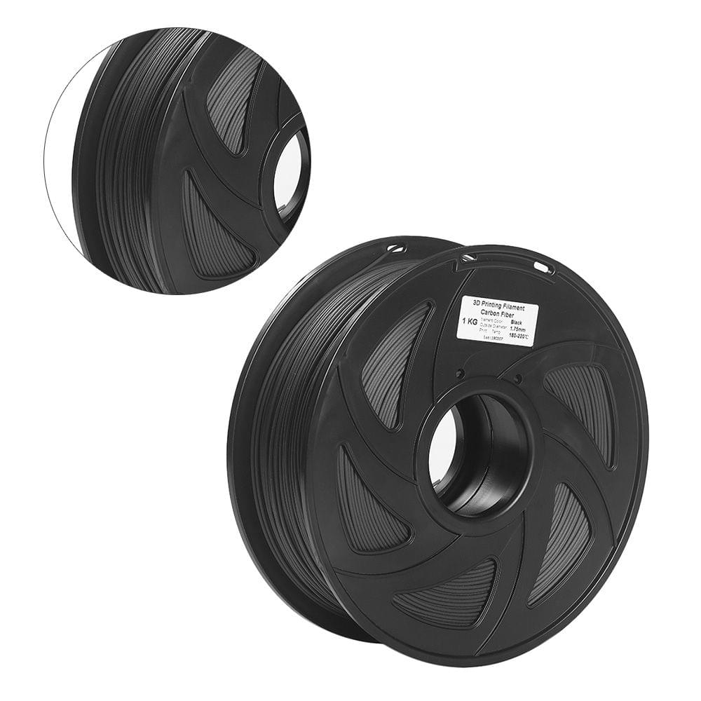 3D Printer Filament Carbon Fiber + PLA 1.75mm 1kg Spool