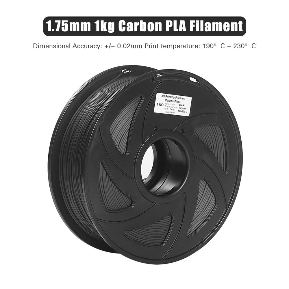 3D Printer Filament Carbon Fiber + PLA 1.75mm 1kg Spool
