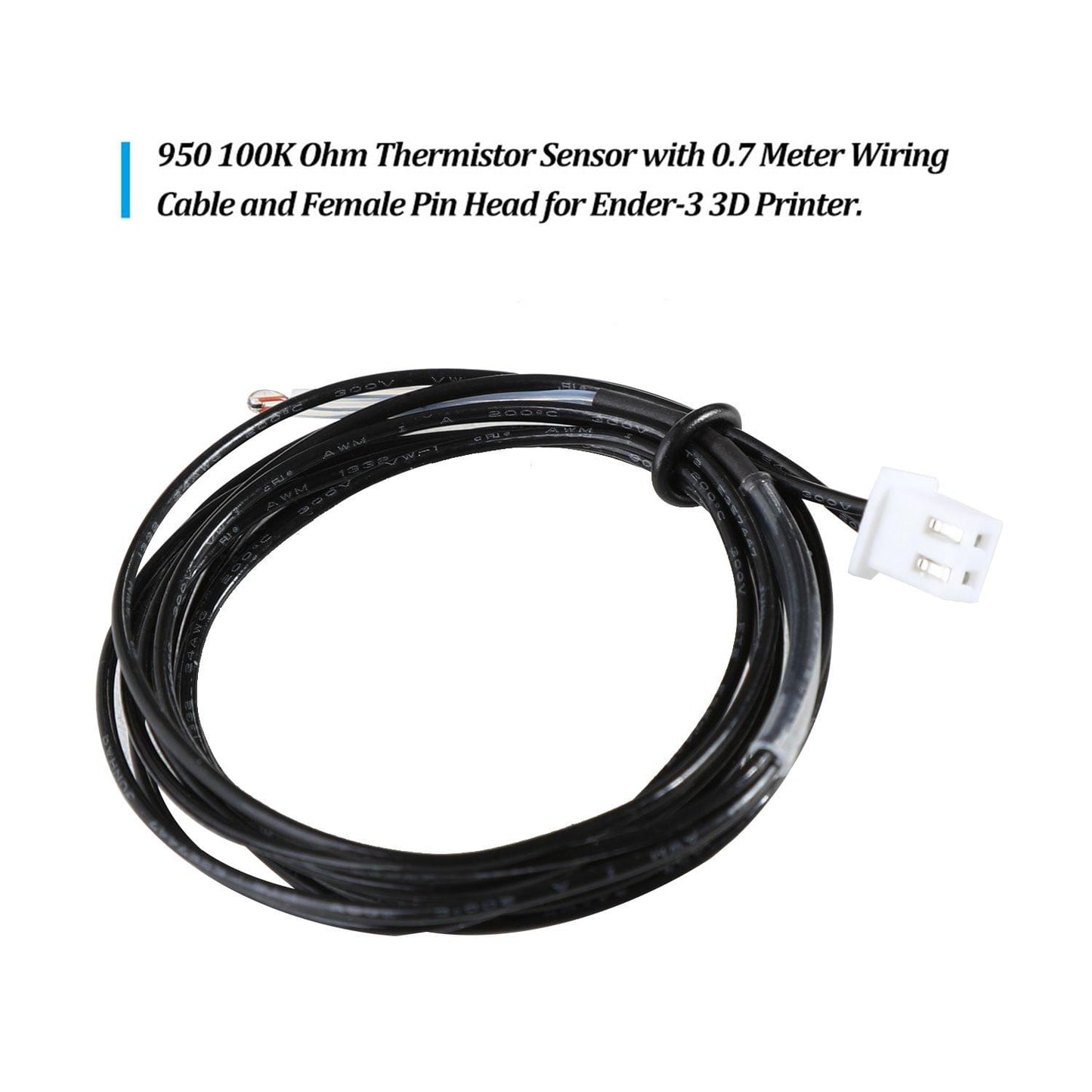 Creality 3D NTC 3950 100K Ohm Thermistor Sensor with 0.7