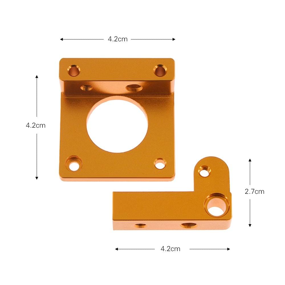 MK8 Extruder Aluminum Alloy Block DIY Kit for 1.75mm - Right Hand Short