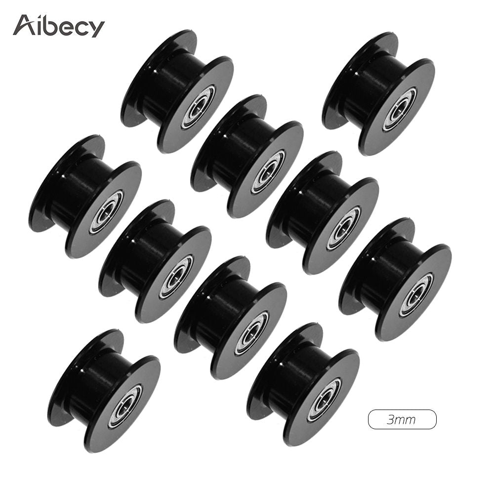 Idle Pulley Gear Wheel Aluminium Idler Gear Teeth - without teeth 3mm