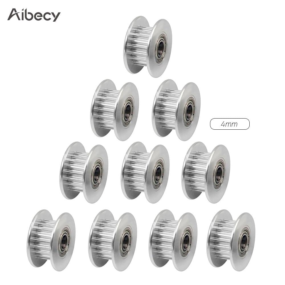 Aibecy Idle Pulley Gear Wheel Aluminium Idler Gear Teeth - with teeth 4mm