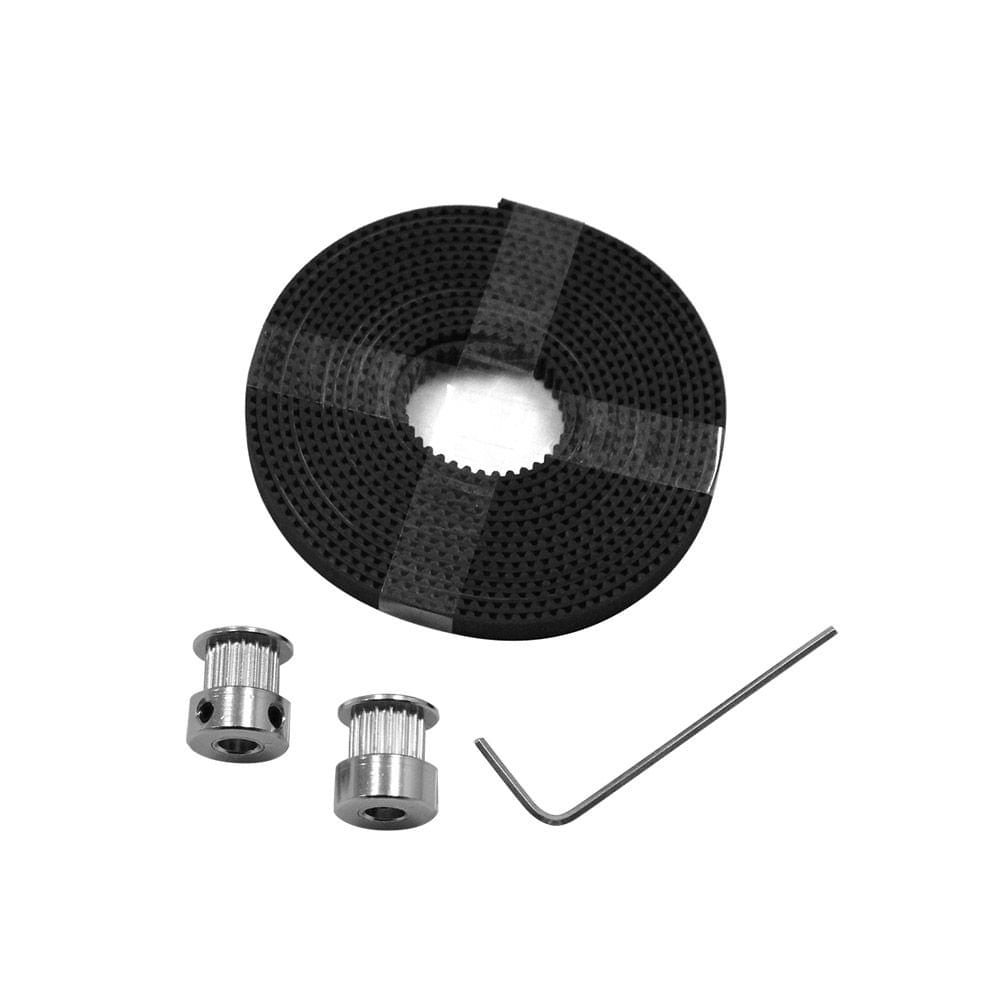 Aibecy 3D Printer Tool Kit 16 Teeth 20 Teeth Timing Aluminum - 20 teeth 6mm pulley&belts&wrench