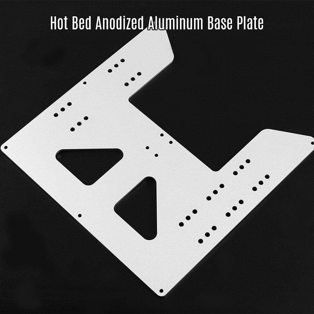 3D printer accessories Hot Bed Base Plate Anodized Aluminum