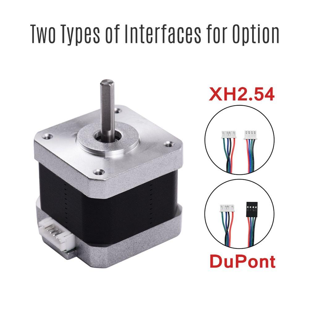 Aibecy 3D Printer 17HS4401 Stepper Motor 1.5A 40N.cm 4-Lead - 5 sets of 17HS4401&DuPont