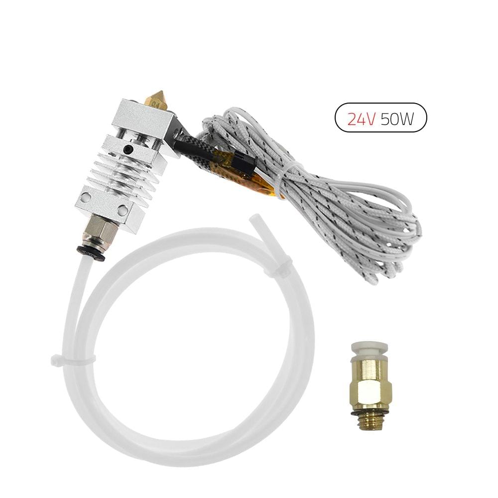 Metal Hotend Extruder Cable Kit with 0.4mm Brass - 24V 50W