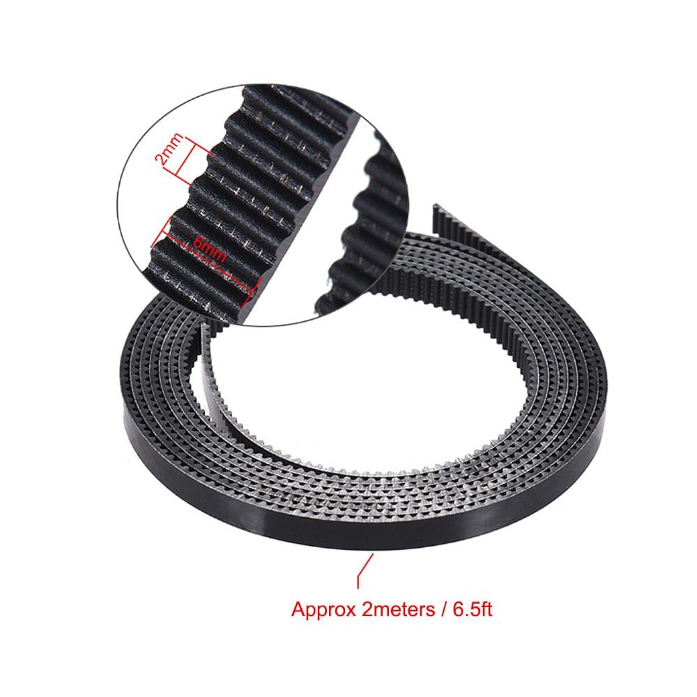 Anet 2GT Wide Open Timing Belt Nylon Material 6mm * 2 Meters