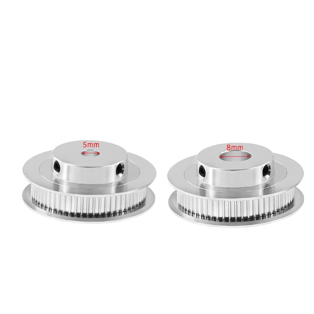 Aibecy Aluminum GT2 Timing Pulley 60 Teeth 60T 5mm Bore - 5mm Bore