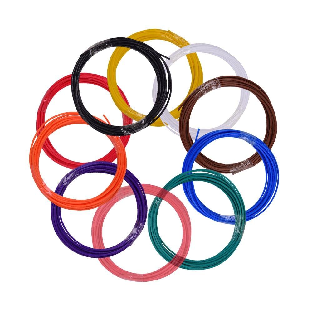 Anet 10pcs 1.75mm PCL Filament Eco-friendly Material 3D Pen