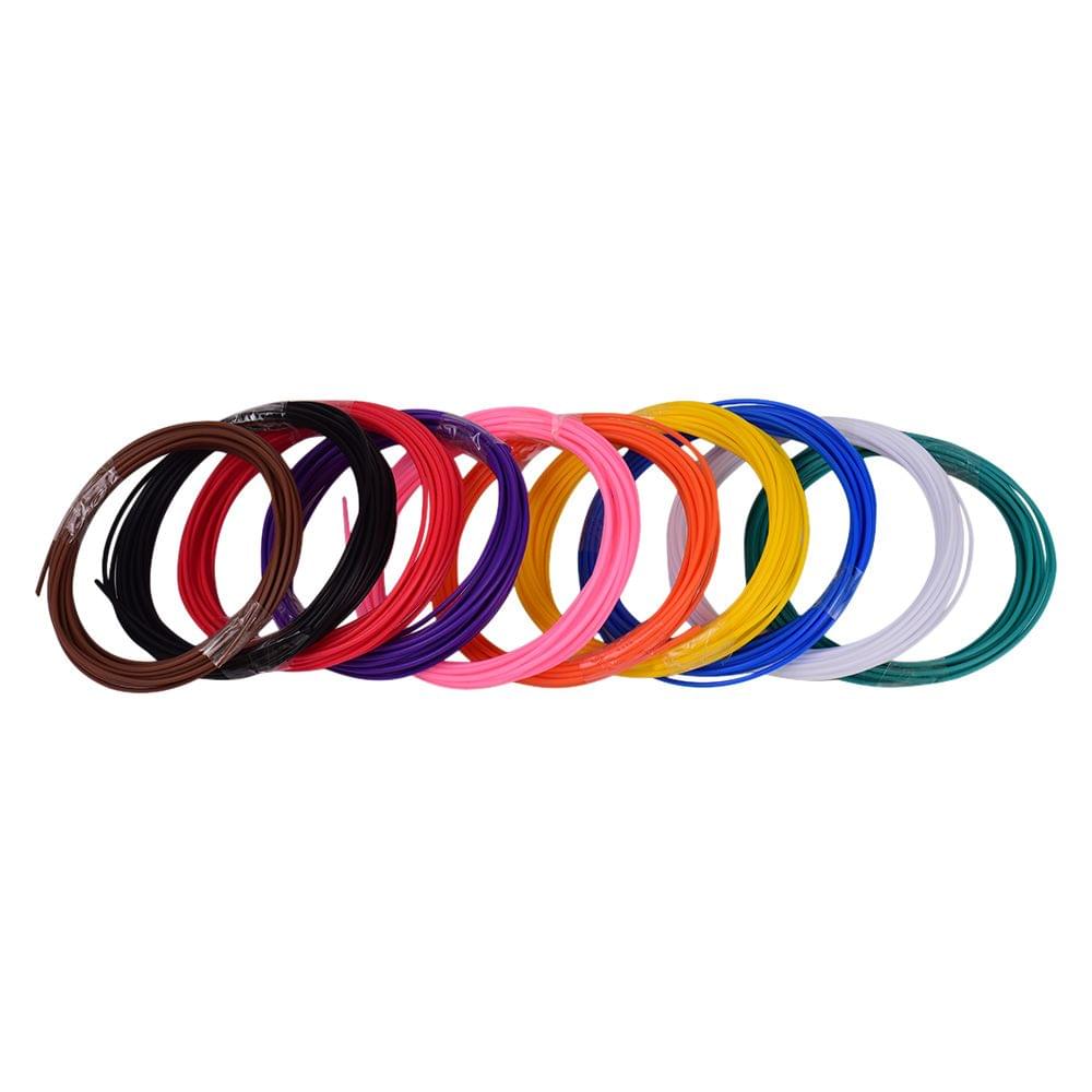 Anet 10pcs 1.75mm PCL Filament Eco-friendly Material 3D Pen