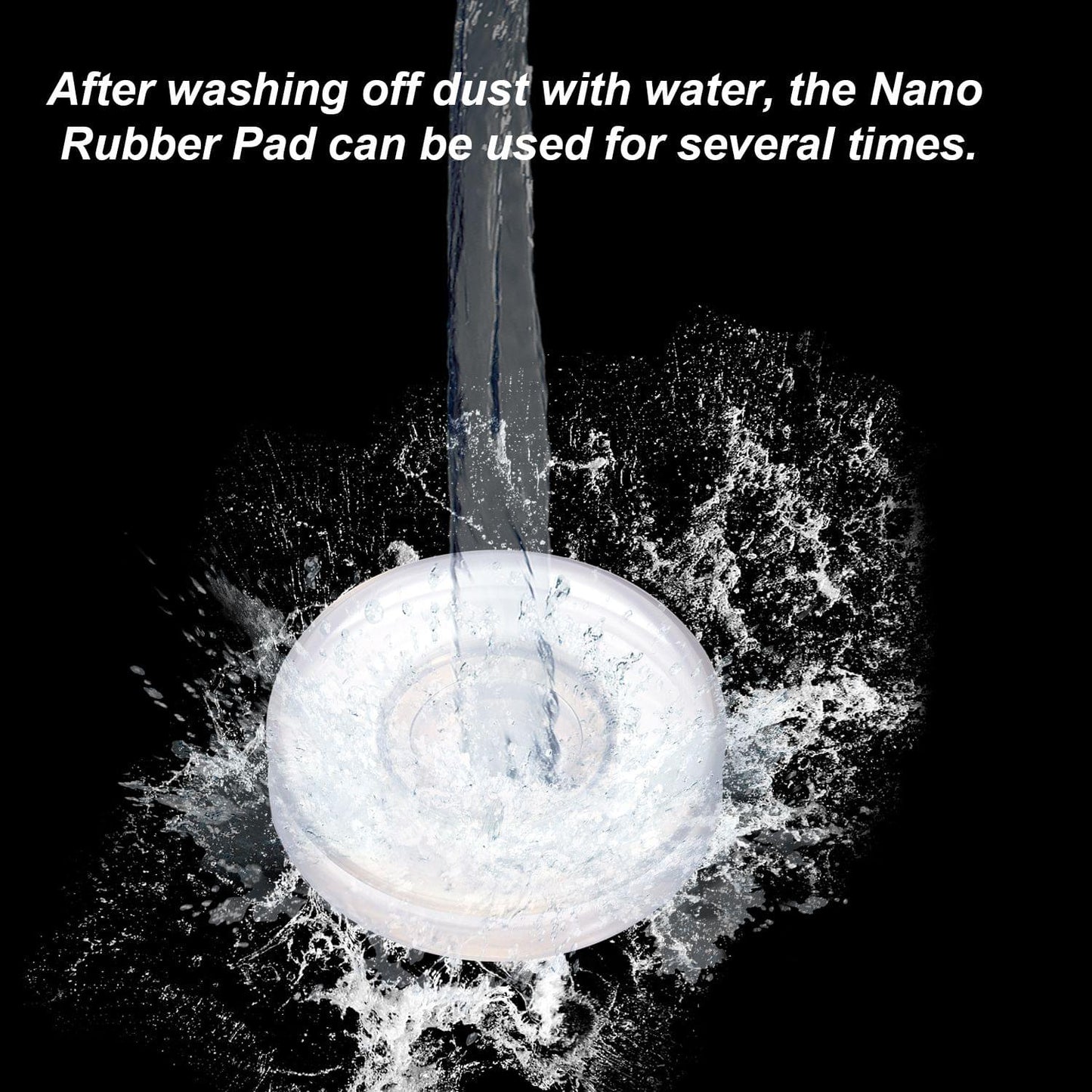 Magic Nano Rubber Pad Mobile Phone Holder Sticker Universal - Round& 3pcs