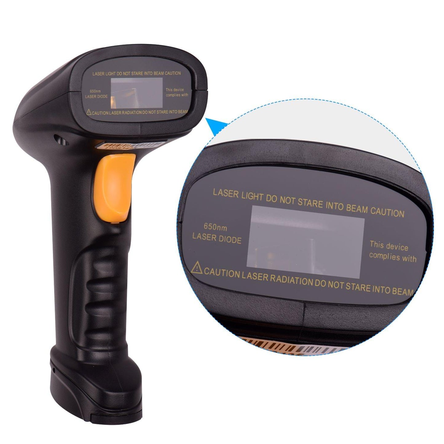 Aibecy 2.4G Wireless Handheld 1D Barcode Scanner Bar Code