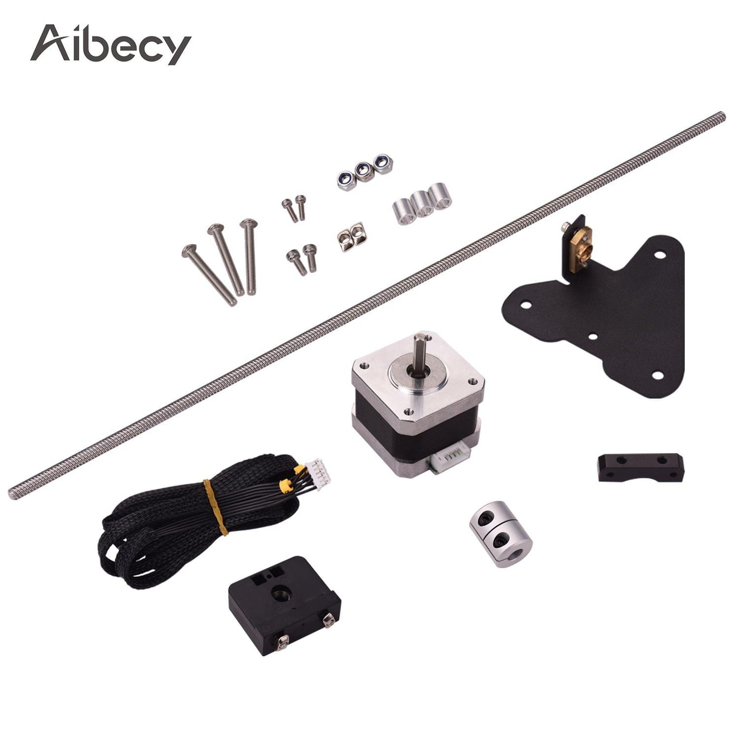 Aibecy 3D Printer Accessories Dual Z Axis Leading Screw Rod