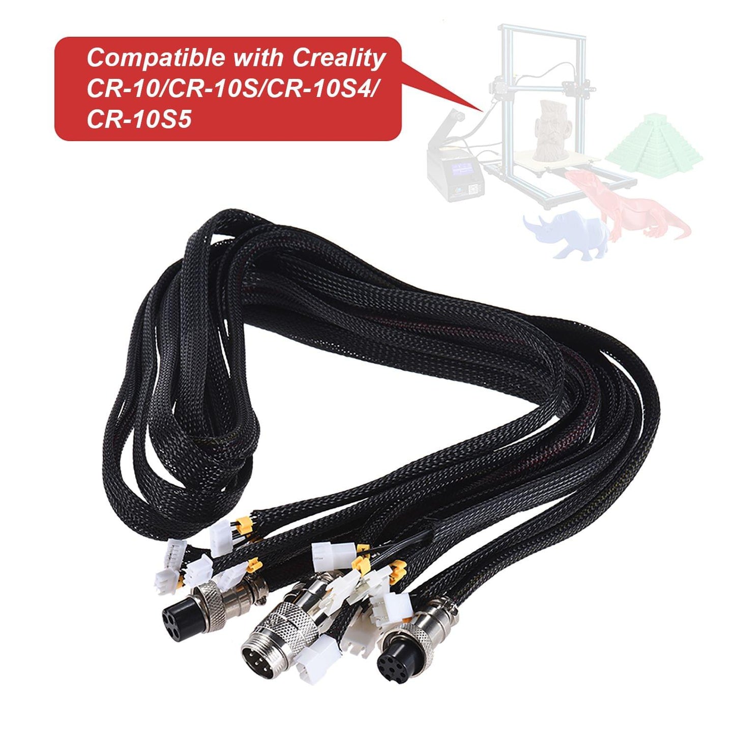 Aibecy 3D Printer Accessories Extension Cable Kit 1m/3.28ft