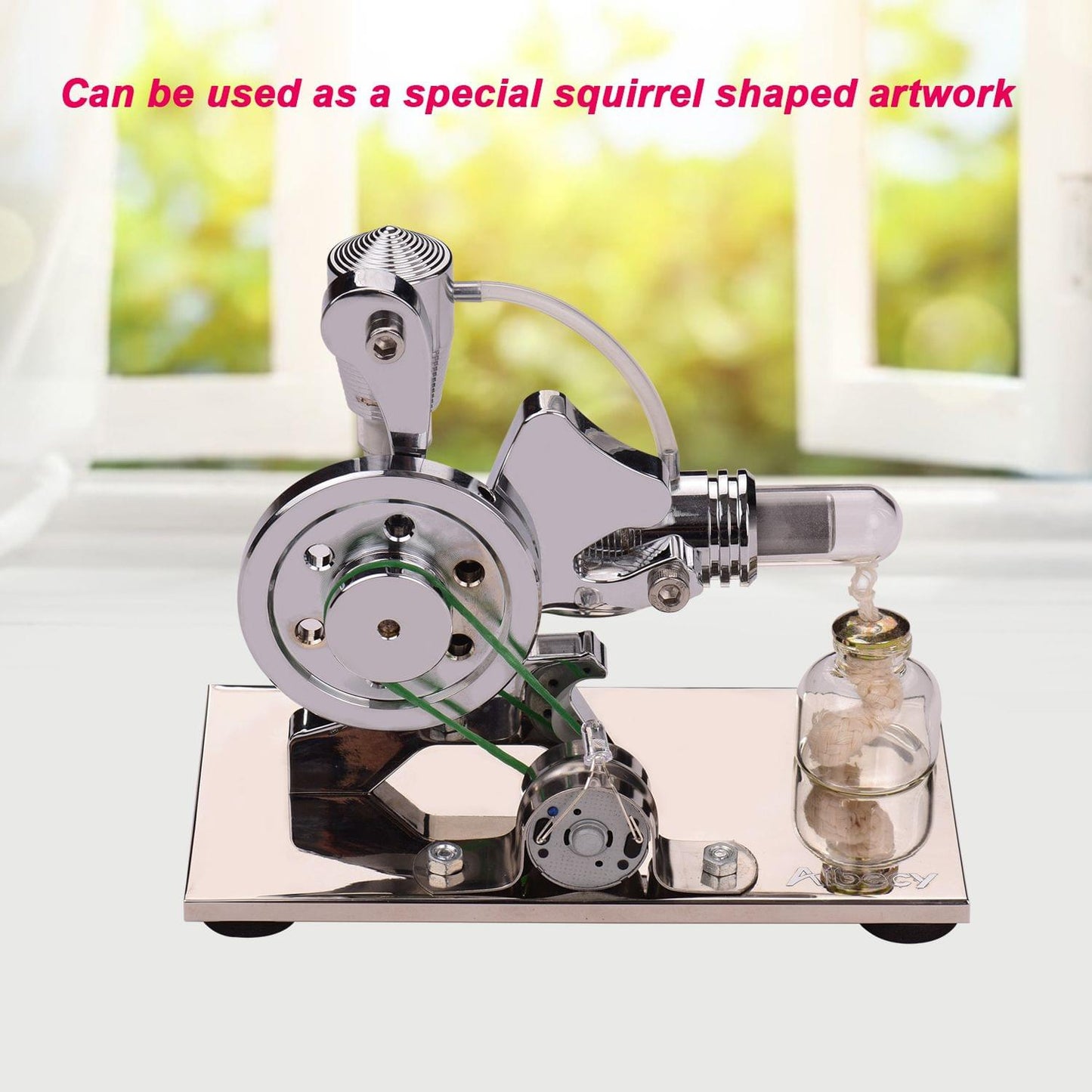 Aibecy Hot Air Stirling Engine Motor Model kit Aluminum