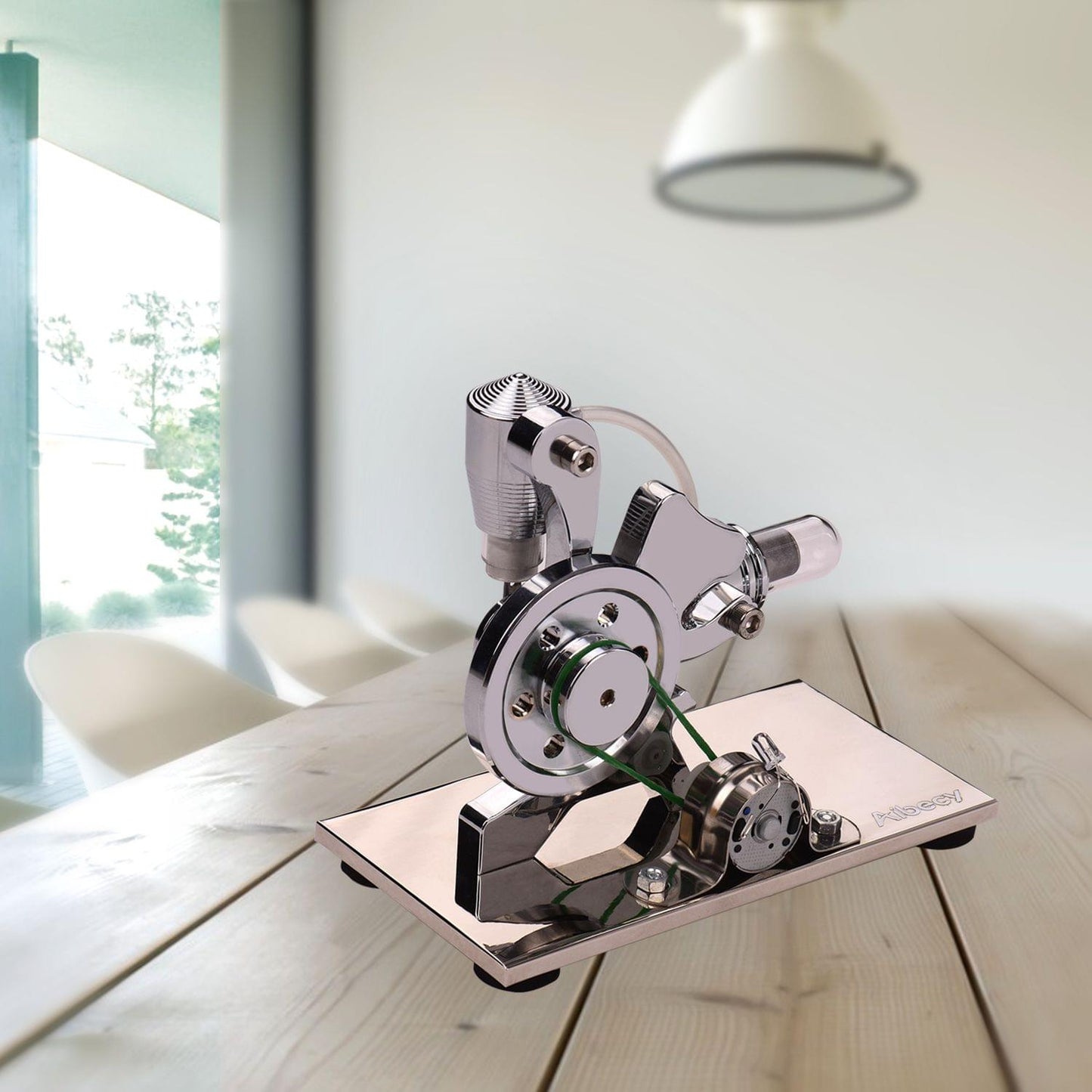 Aibecy Hot Air Stirling Engine Motor Model kit Aluminum