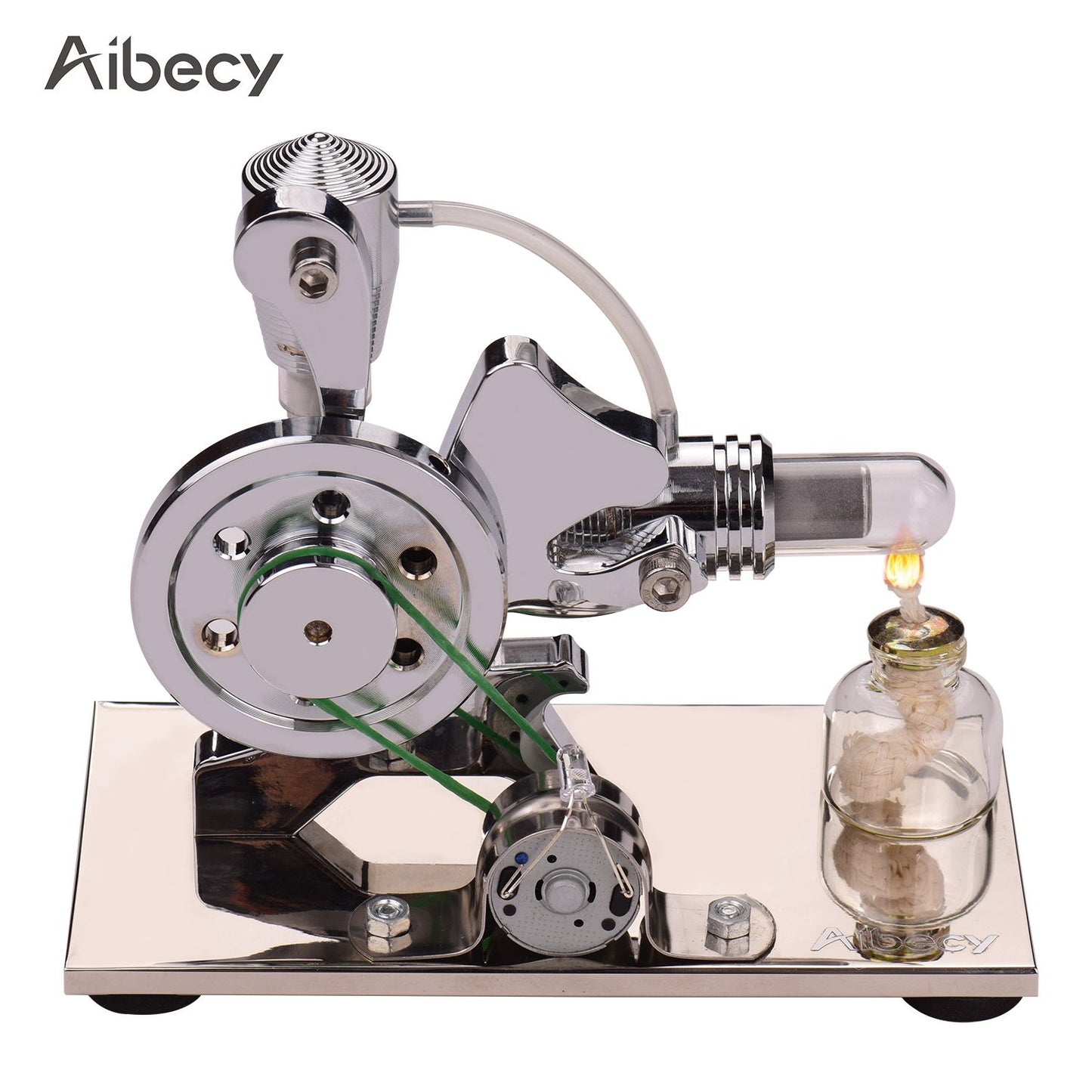 Aibecy Hot Air Stirling Engine Motor Model kit Aluminum