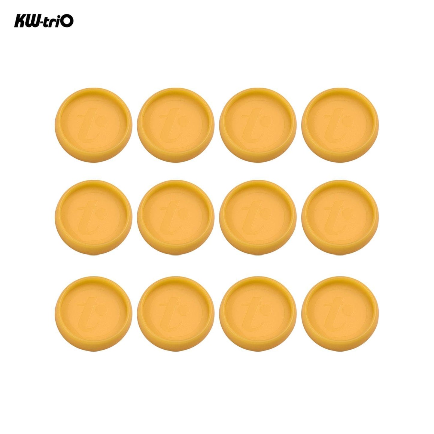 KW-trio 12pcs DIY Disc Binding Ring T-type Mushroom Hole - 15mm Diameter