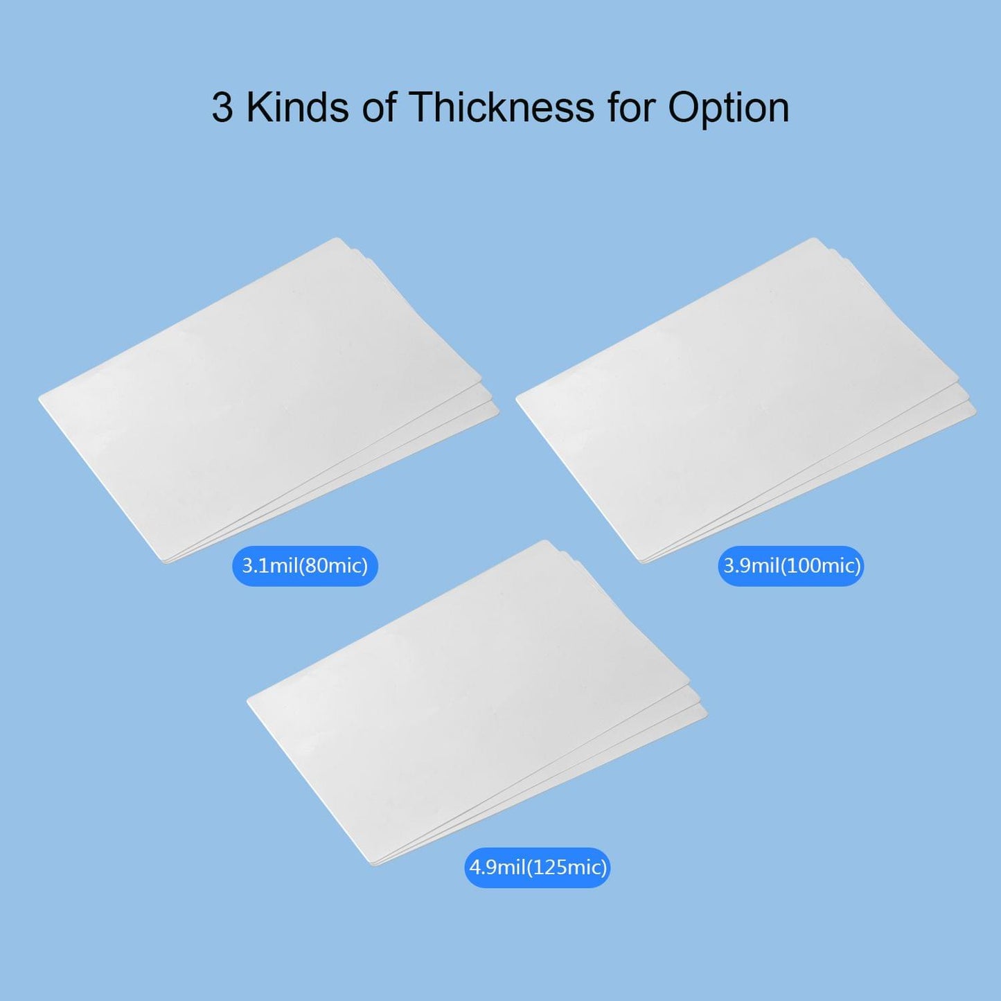 A4 Laminating Film Pouches Protection Sheet 3.9mil 100pc/set - 100mic(3.9mil)