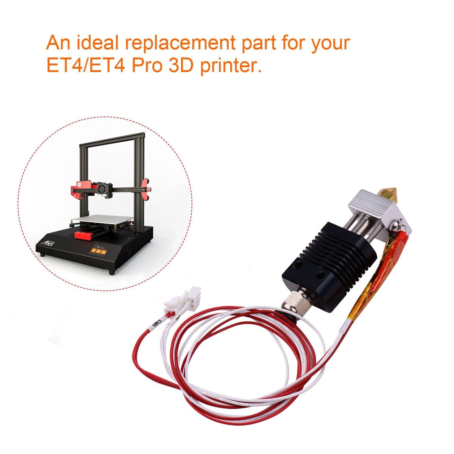 3D Printer Full Metal Hotend Extruder Kit Hot End Set with