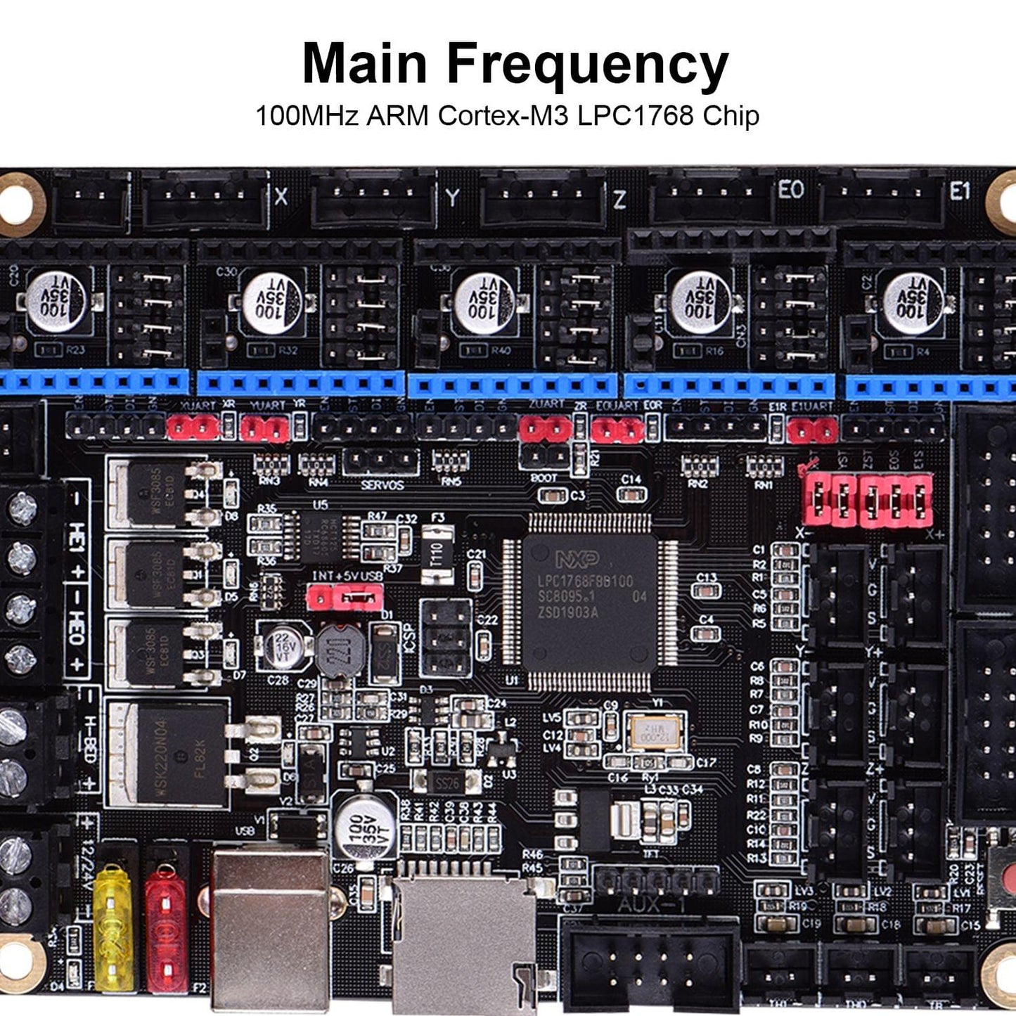 Aibecy SKR V1.3 Control Board Mainboard 32 Bit ARM CPU with