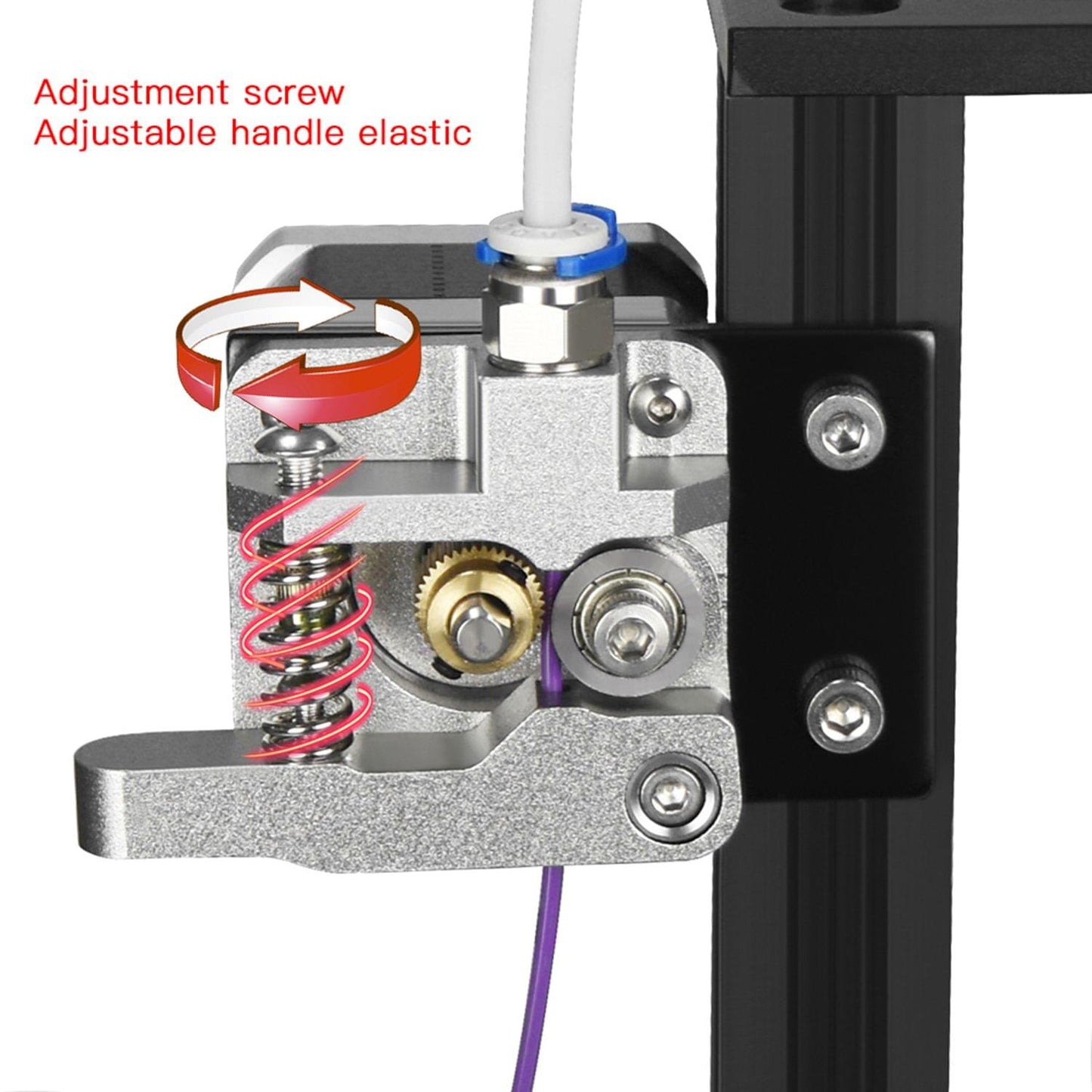 Aibecy Upgraded CR-10 All Metal Extruder Aluminum MK8