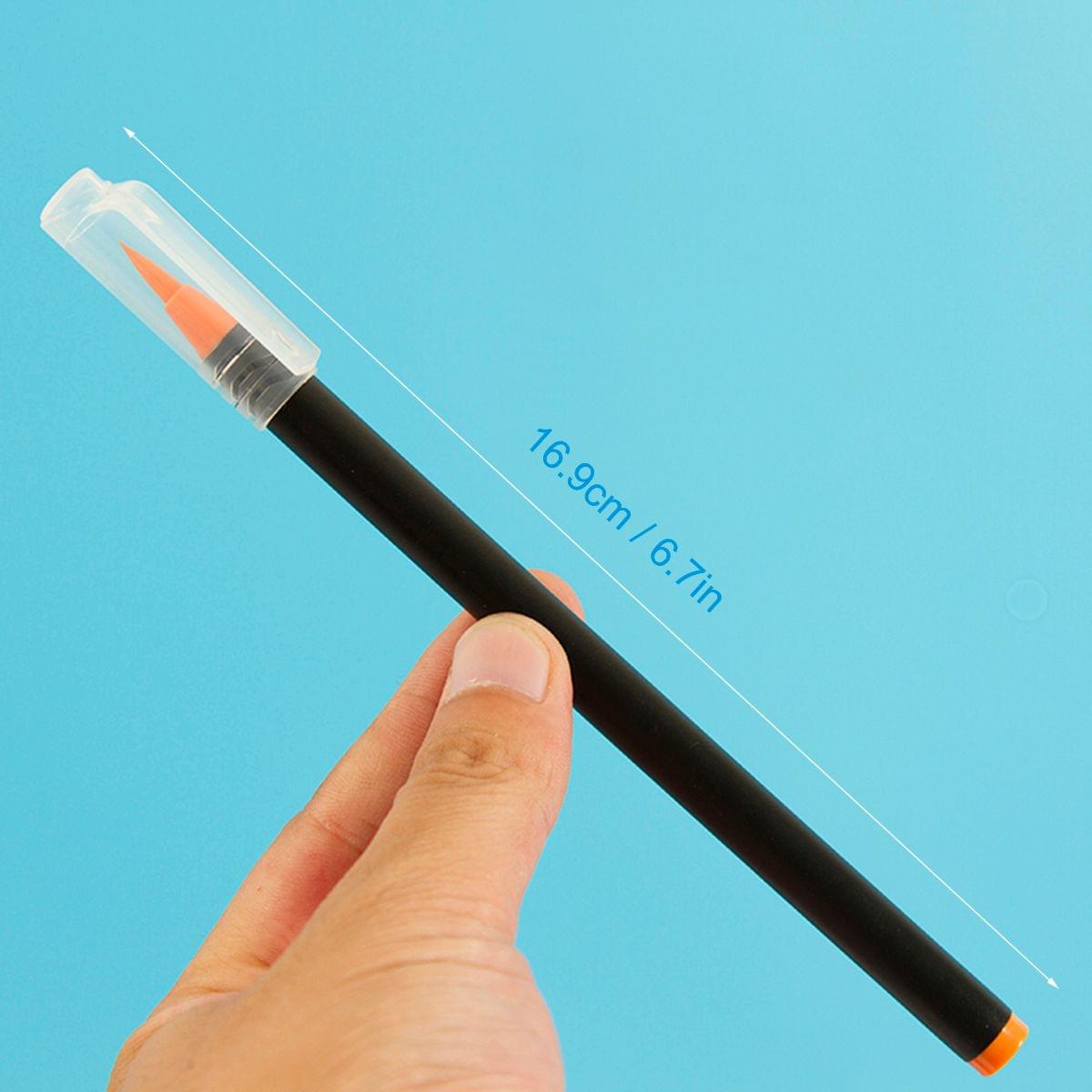 48 Vibrant Watercolor Brush Pens with Soft Flexible Brush - 48 Colors