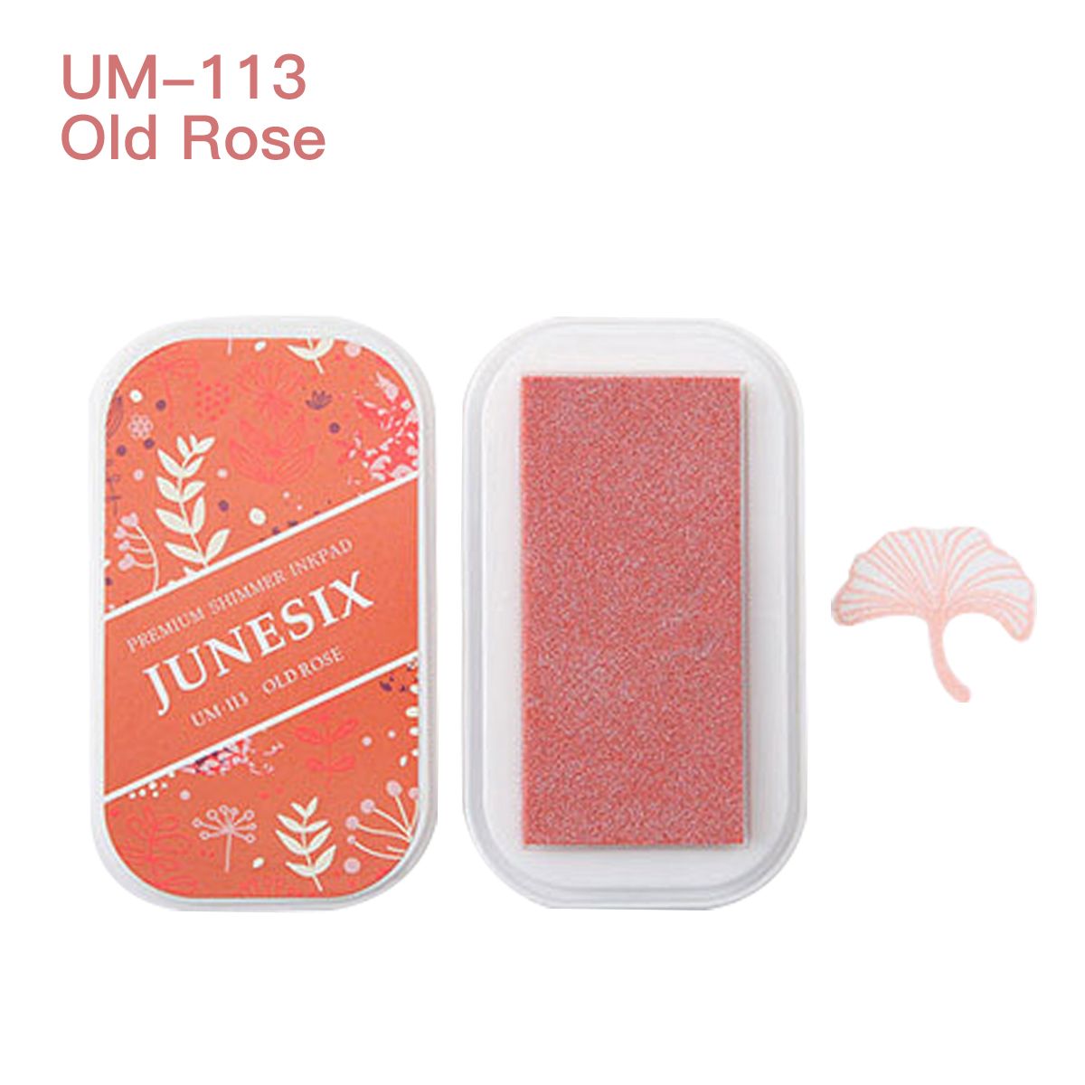 Cute Ink Pad Metal Bright Color Acid-Free Non-Toxic Inkpad - UM-113 Old Rose