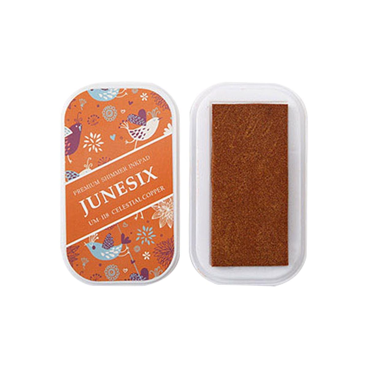 Cute Ink Pad Metal Bright Color Acid-Free Non-Toxic Inkpad - UM-118 Celestial Copper