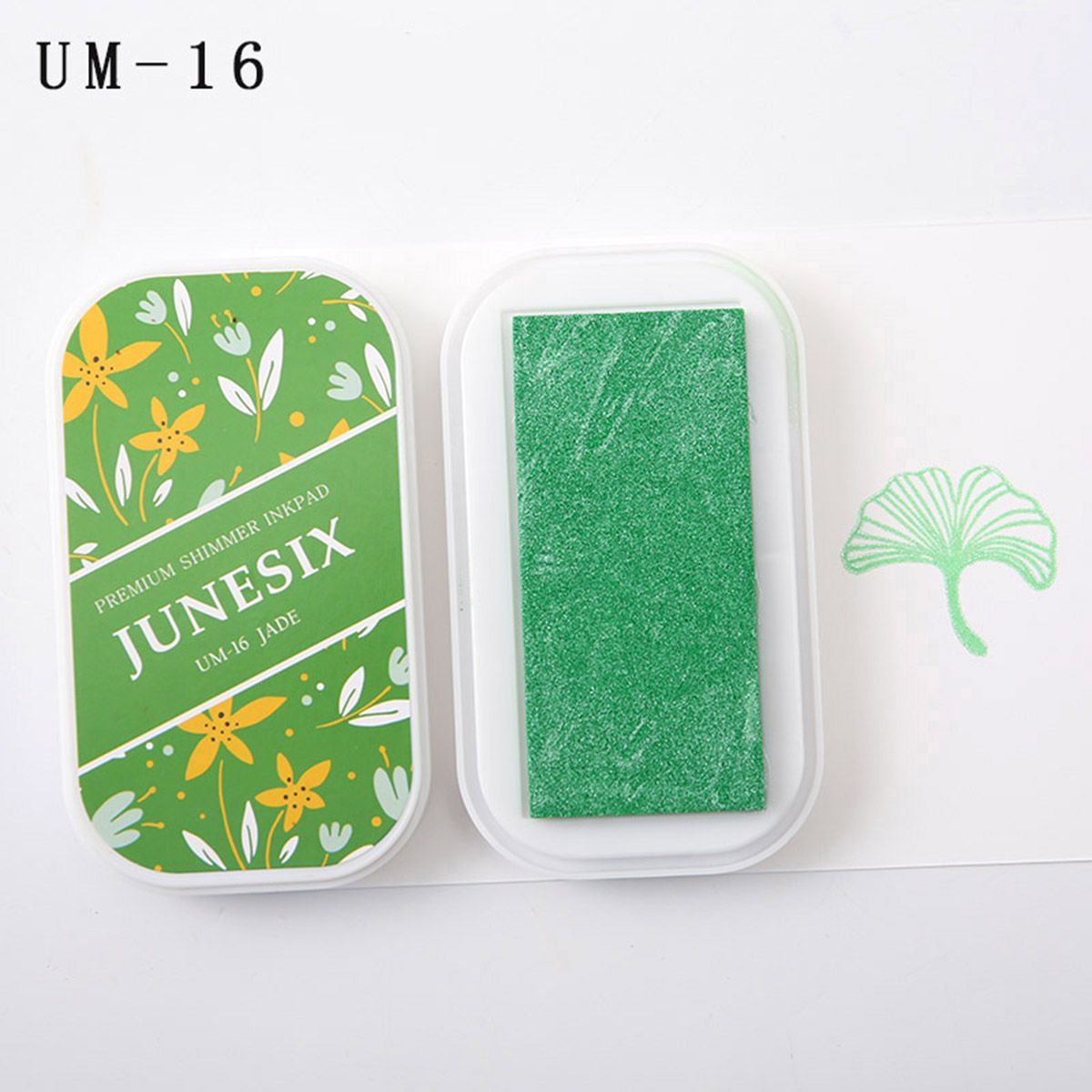Cute Ink Pad Metal Bright Color Acid-Free Non-Toxic Inkpad - UM-16 Jade