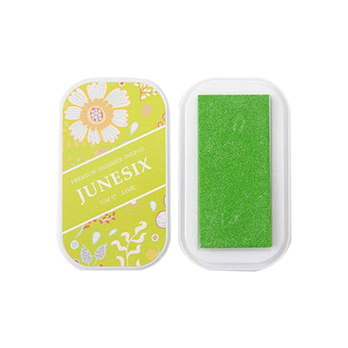 Cute Ink Pad Metal Bright Color Acid-Free Non-Toxic Inkpad - UM-17 Lime