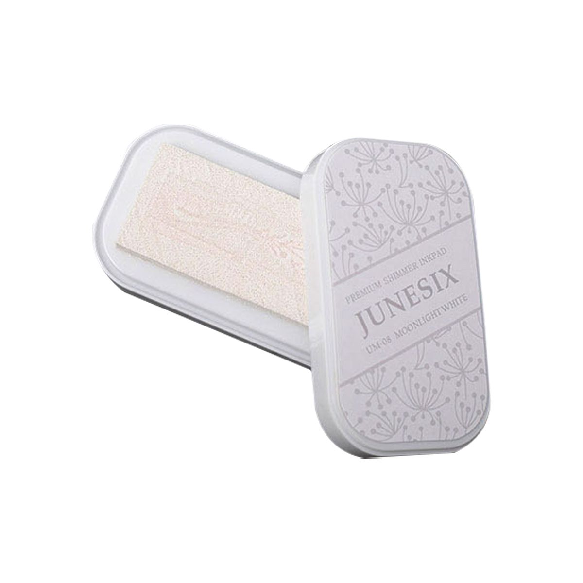 Cute Ink Pad Metal Bright Color Acid-Free Non-Toxic Inkpad - UM-8 Moonlight White