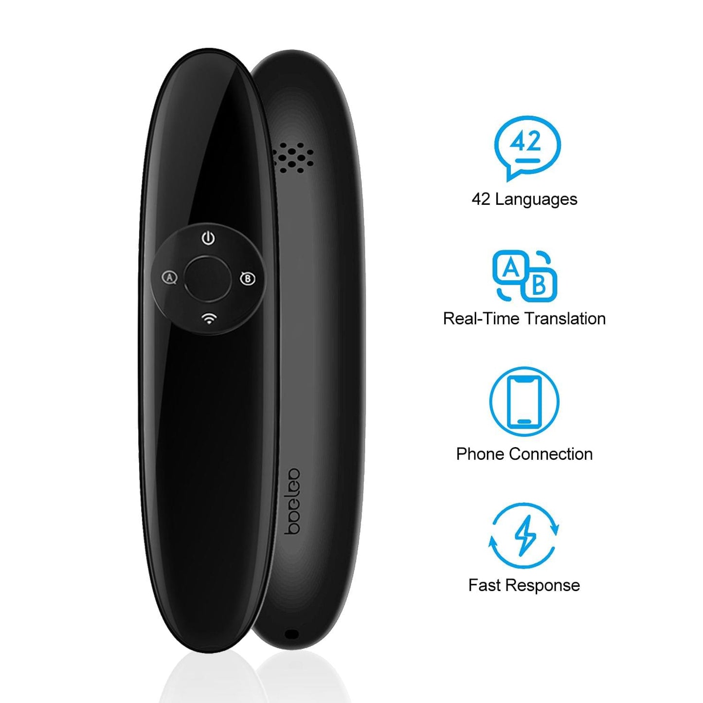 boeleo Portable Smart Voice Translator Device 42 Languages