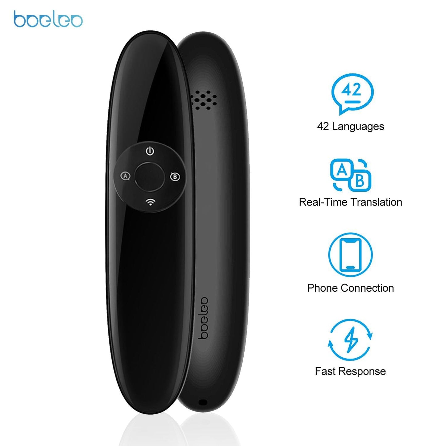 boeleo Portable Smart Voice Translator Device 42 Languages