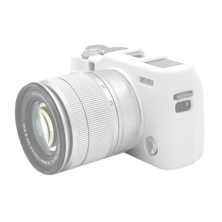 PULUZ Soft Silicone Protective Case for FUJIFILM X-A3 / X-A10 (White)