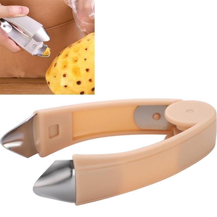 Pineapple Remover Clip Gadget Kitchen Tool Strawberry Shelling Machine (Orange)