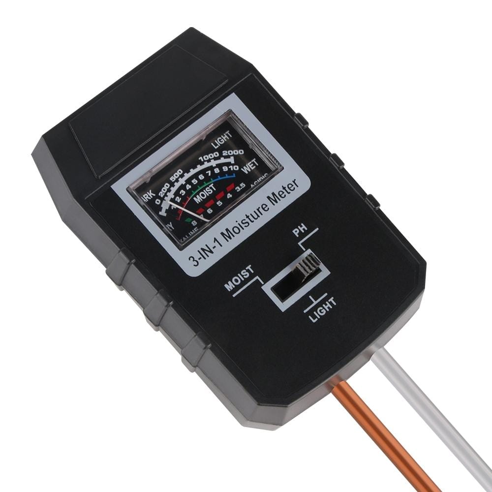 RZ97 Mini Soil PH Moisture Humidity Measuring PH Meter Soil Moisture Monitor Hygrometer Gardening Plant Farming Moisture Tester