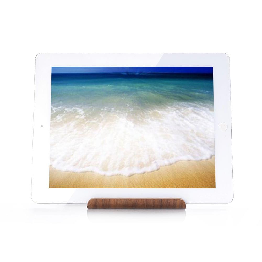 Samdi Walnut Wooden Phone Tablet Stand Holder Dock Station