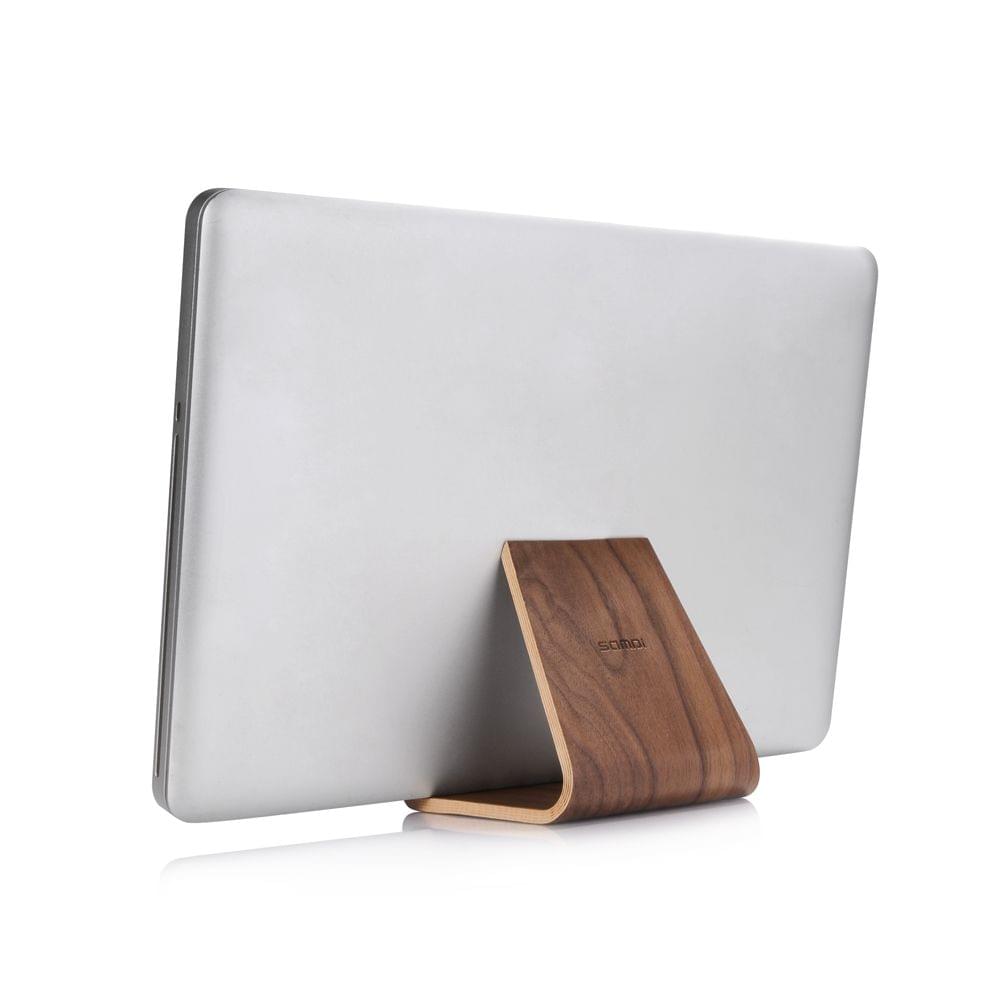 Samdi Walnut Wooden Phone Tablet Stand Holder Dock Station