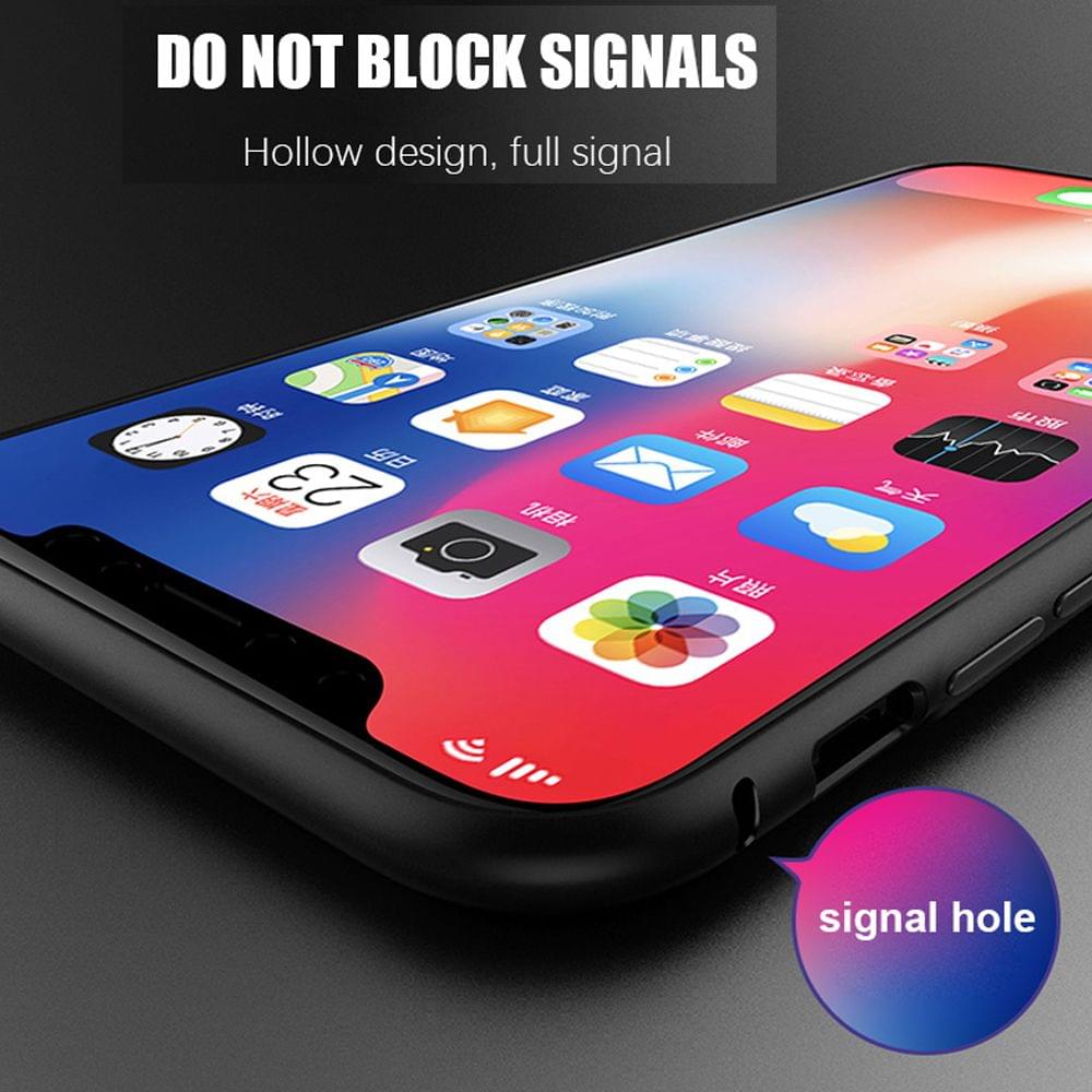 Metal-rimmed Mobile Phone Case Hardened Glass Magnetic - 5