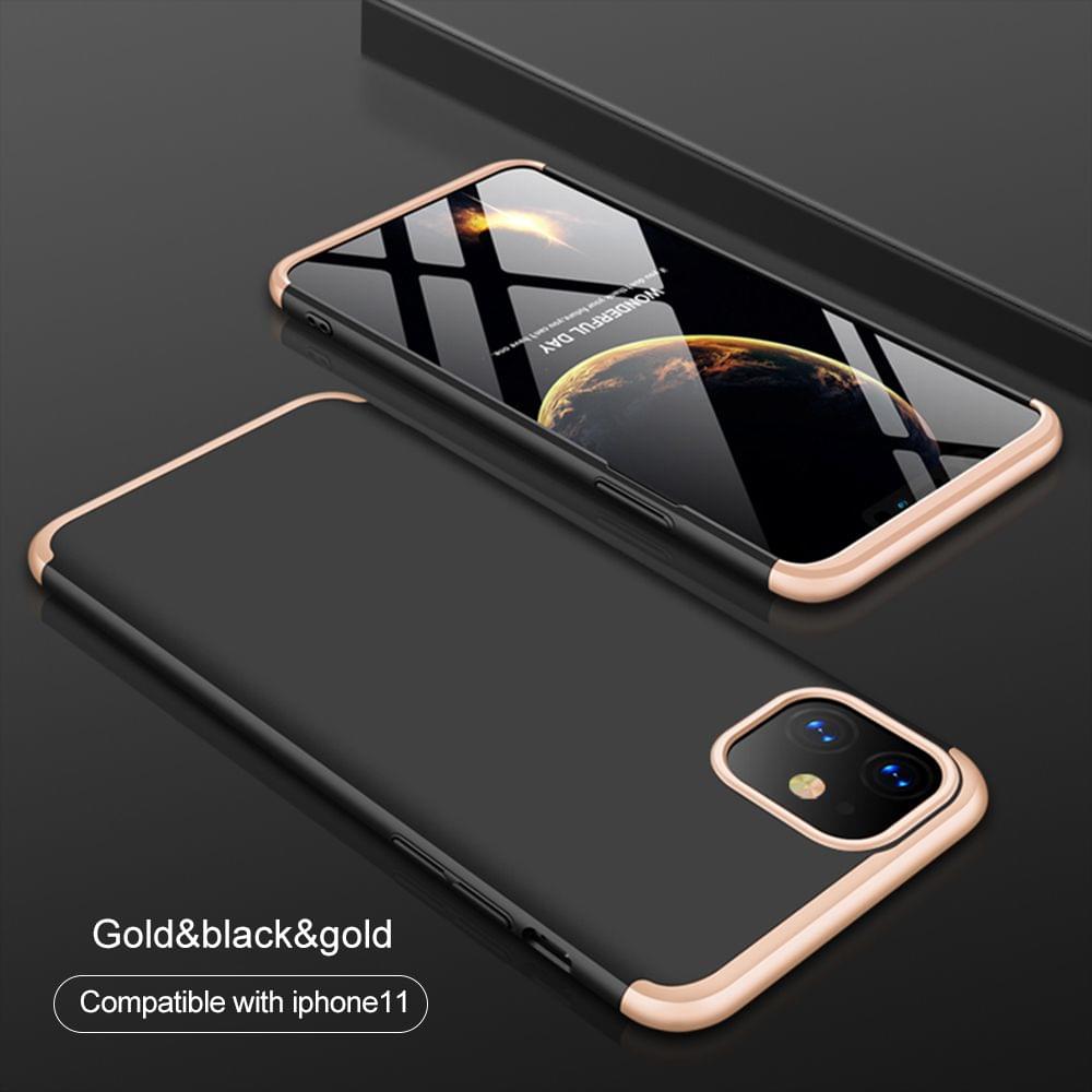 Phone Cover Compatible with iPhone 11 pro max Phone Holder - Gold&black&gold&iphone 11