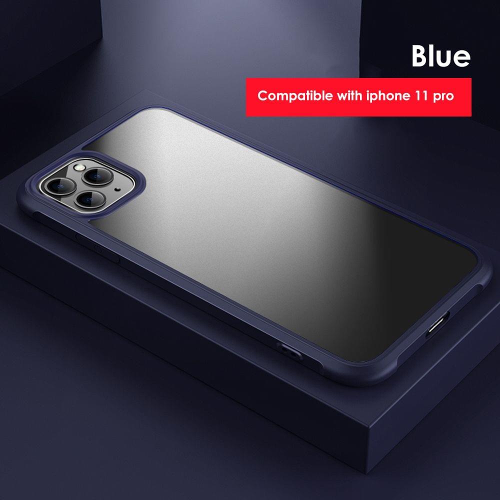 Phone Cover Frosted Compatible with iPhone 11 pro - Blue&iphone 11 pro