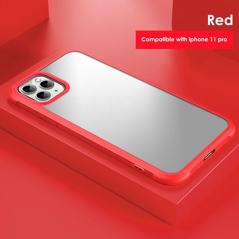 Phone Cover Frosted Compatible with iPhone 11 pro - Red&iphone 11 pro