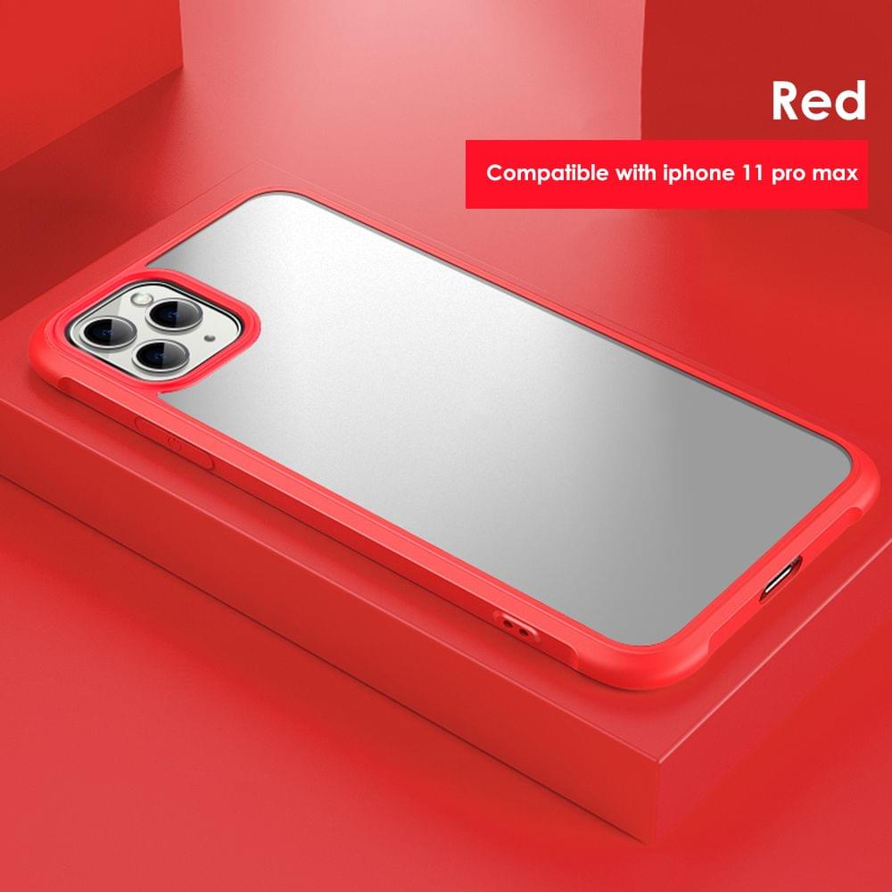 Phone Cover Frosted Compatible with iPhone 11 pro - Red&iphone 11 pro max