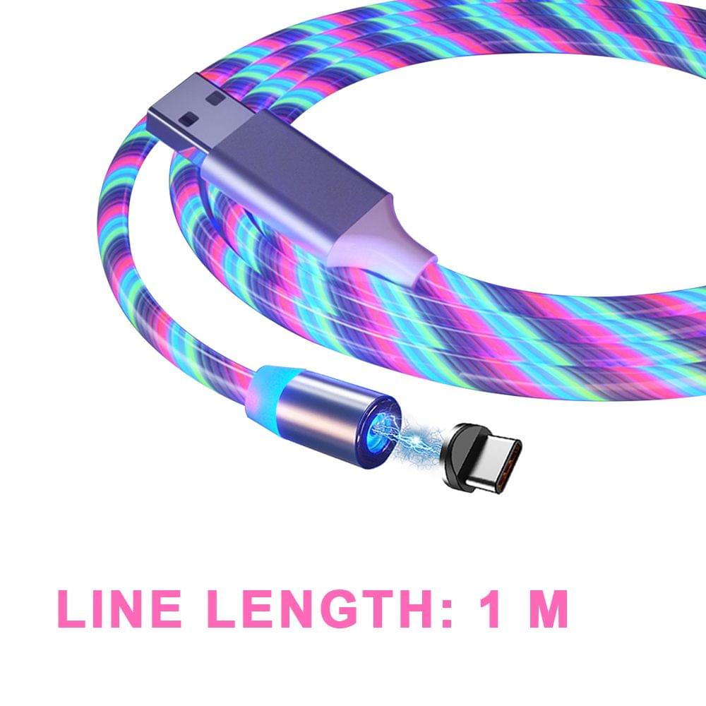 1M / 2M Magnetic Charging Cable Fast Charge Mobile Phone - 1M & for Type-C