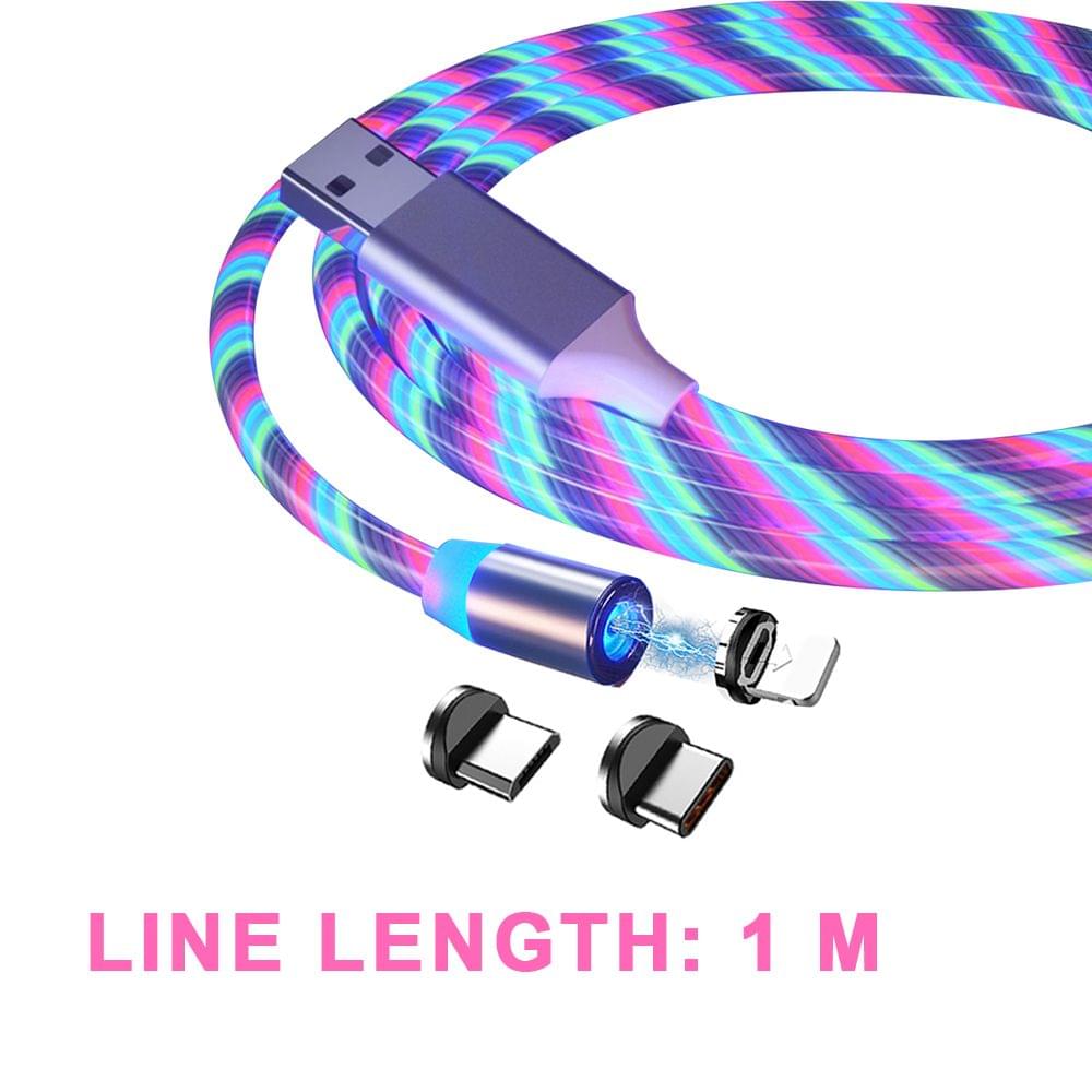 1M / 2M Magnetic Charging Cable Fast Charge Mobile Phone - 1M & 3 in 1