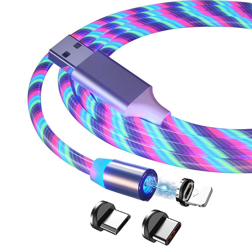 1M / 2M Magnetic Charging Cable Fast Charge Mobile Phone - 2M & 3 in 1