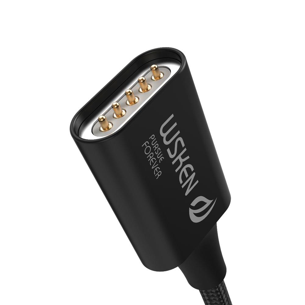 WSKEN X-Cable Lite Metal Magnetic Cable Micro USB Cable LED